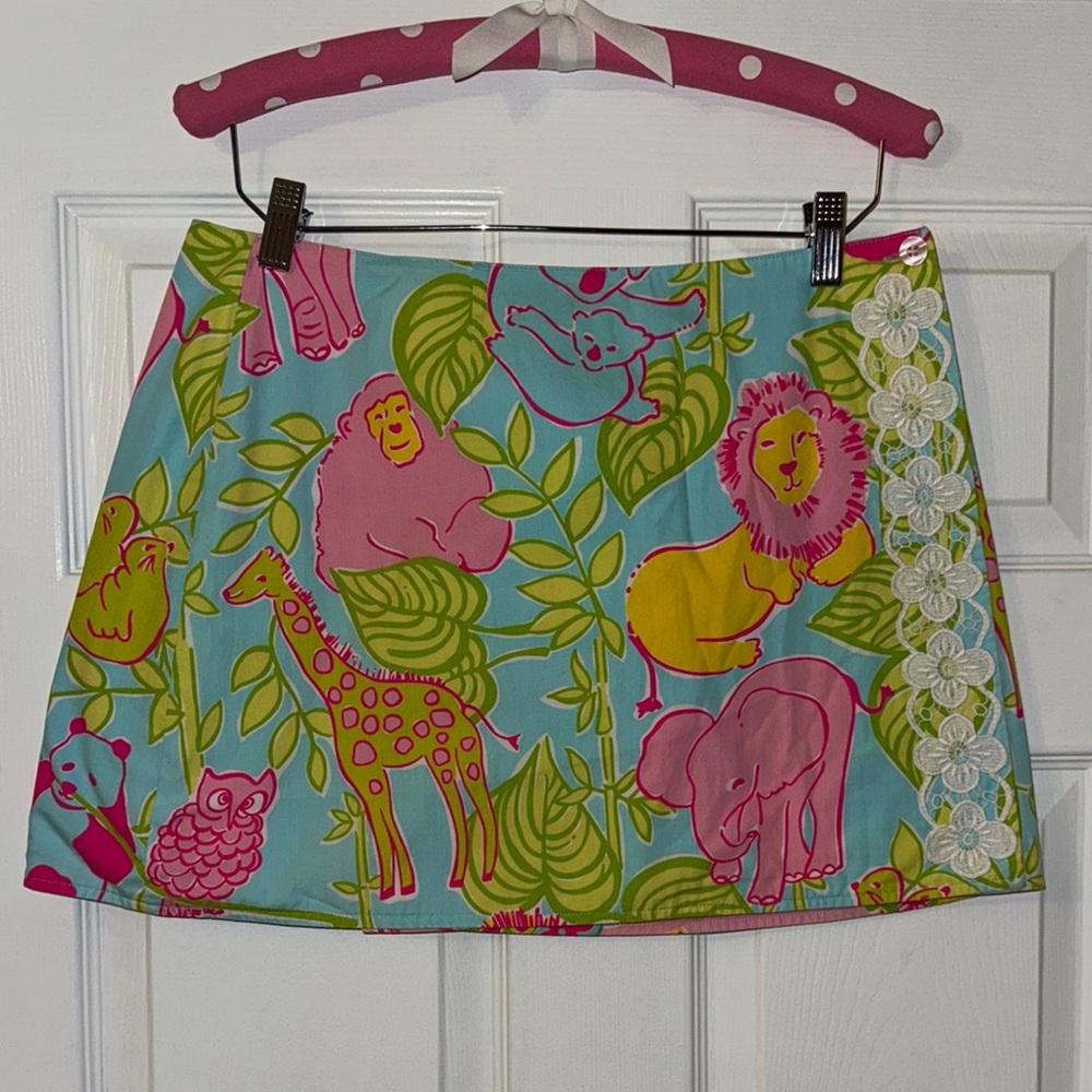 Vintage Reversible Lilly Pulitzer Wrap Skirt